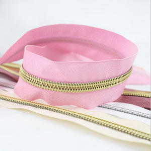 Factory Wholesale Price Nylon <b>Zipper</b> Long Chain Custom <b>Zippers</b> for Bags Shoes - Product Image 3