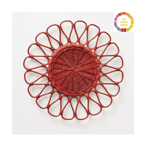 Rattan Placemat | Boho Style Handwoven | Eco Charger <b>Plate</b> | Tableware | OEM Vietnam - Product Image 5