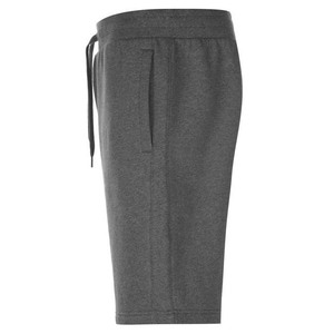 Shorts Bermuda en Coton Gris pour Homme, Taille Élastiquée avec Cordon, Tricoté, Couleur Unie, Respirant, Taille Mi-Haute, Décontracté - Product Image 4