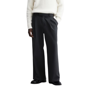 Pantalon pour homme coupe droite, tissé, imprimé numérique, couleur unie, polyester/rayonne, séchage rapide, respirant, formel, décontracté, personnalisé - Product Image 3