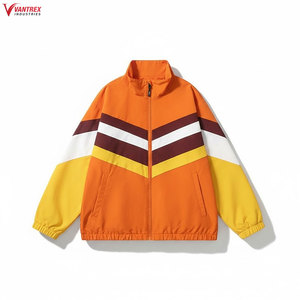 Custom ZIP Up Retro Soccer <b>Jacket</b> With Piping Blank Lightweight Softshell Nylon <b>Track</b> <b>Jacket</b> Windbreaker <b>For</b> <b>Men</b> - Product Image 6