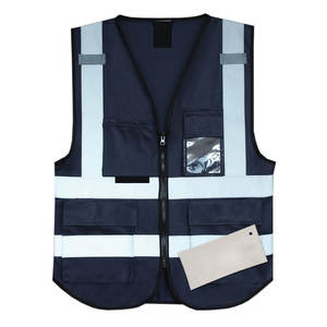 Gilet de sécurité réfléchissant haute visibilité avec sangles réglables pour travaux de construction, travaux routiers et utilisation en sécurité en extérieur - Product Image 1