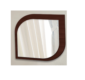 High Quality Modern <b>Leaf</b> Shape Design Decorative Wooden <b>Wall</b> Mirror Customized for Home <b>Decor</b> for Bathroom with Bulk Low Price - Product Image 1