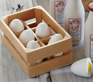 Porta Huevos de Madera Premium Diseñado para Almacenamiento Seguro de Huevos, Organización de Cocina y Exhibición Decorativa Estilo Granja - Product Image 4