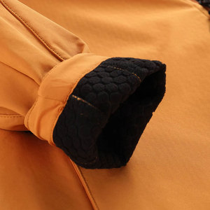 BRUIT INDUSTRIES <b>Men's</b> Hooded <b>Safari</b> <b>Jacket</b> Long Sleeve Waterproof Stretch Sporty Style Fleece Polyester Filling Winter Wear - Product Image 6