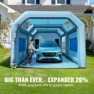 Cabina di Verniciatura Gonfiabile ad Alta Potenza 28x16x11ft con Soffiatori 750W+950W, Cabina di Verniciatura per Auto 28x16x11ft - Product Image 5