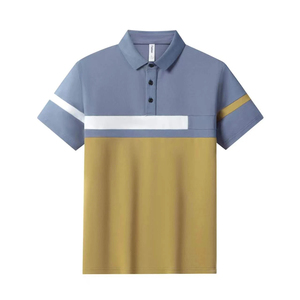 Polo de golf à manches courtes pour homme, été, t-shirt décontracté en polyester, design de logo personnalisé pour le sport et les loisirs - Product Image 5
