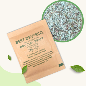 BEST DRY ECO 33g Paquete Desecante de Arcilla Bentonita 100% Pura, Absorbedor de Humedad Natural, Prevención de Moho para Alimentos y Cuero - Product Image 5
