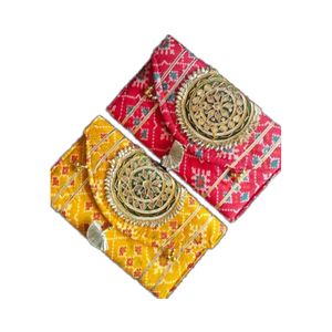 กระเป๋าคลัทช์ผ้าฝ้ายสุดหรูพร้อมกระดุมปักลายดอกไม้มีซิปโลโก้ตามสั่งของขวัญที่ยอดเยี่ยม - Product Image 2