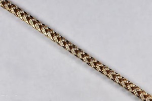 Pulsera de Cadena de Oro de Lujo con Diamantes, Corte Brillante Redondo, Patrón Geométrico, Engaste en Canal, Unisex, para Uso Diario - Product Image 5