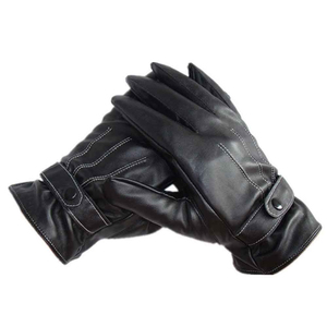 ถุงมือแฟชั่นฤดูหนาวราคาโรงงาน ป้องกันการบาด ทนไฟ นุ่ม สบาย ทำจากหนัง - Product Image 1