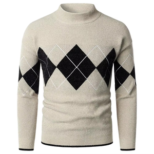 Casual Sweater <b>Men's</b> Sweaters <b>Men</b> Solid <b>Pullover</b> Long Sleeve Knit Sweater Warm and Soft Fabric Wool - Product Image 1