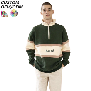 เสื้อสเวตเชิ้ตผู้ชายไซส์ใหญ่ ปักลาย  รักษ์โลก ผ้าฝ้าย สไตล์ลำลอง สตรีทแวร์  รับทำโลโก้ตามสั่ง  รองรับ OEM ODM - Product Image 6