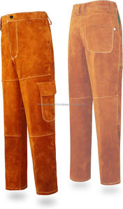 ชุดเชื่อมหนังแบบหนาพิเศษ ป้องกันอย่างมืออาชีพ ยืดหยุ่น ปรับแต่งสี โลโก้ เสื้อแจ็คเก็ต กางเกง ผ้าคลุมขา ป้องกันขา ใช้ได้กับทุกประเภท - Product Image 3