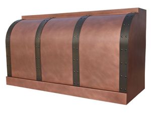 Professional Copper Range Hood High Performance Kitchen <b>Vent</b> Cover With Handcrafted Detailing For Modern - Product Image 5
