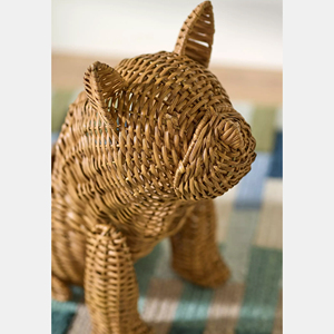 Kids Cat Shape <b>Basket</b> Toy Storage Handmade Natural <b>Woven</b> Storage <b>Basket</b> Factory Wholesale OEM Supplier - Product Image 5