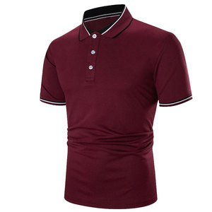 Direct Factory Supplier Men's Polo Shirt Short Sleeve With Turn <b>Down</b> Collar Breathable Summer Wear Men's Polo Shirt OEM Service - Product Image 2