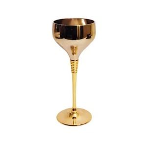 Gobelet à vin en acier inoxydable, coupe à vin réutilisable, verre à boire de luxe pour mariage, fête, bar - Product Image 1