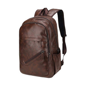 Casual Leather <b>Backpack</b> Weekend Leather <b>Backpack</b> Premium Leather <b>Backpack</b> <b>Lightweight</b> Carry Bag - Product Image 3