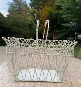 Premium Design Eco-Friendly Metal Iron <b>Hamper</b> <b>Basket</b> with Modern Finished <b>for</b> Food Storage Decor and Multifunction Organization - Product Image 1