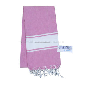 Handloom <b>Turkish</b> Sky Blue Hammam Fouta <b>Towel</b> Cotton Striped Quick Dry Eco-Friendly Beach Bath Spa Export Quality - Product Image 5