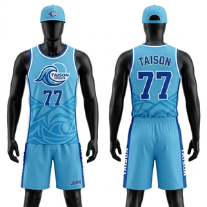Tenue de handball pour hommes 160 GSM en polyester respirant avec impression par sublimation, panneau latéral orange et bleu marine, ensemble personnalisé avec nom et numéro d'équipe - Product Image 3