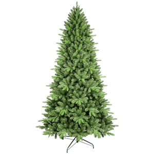 Premium 6ft <b>Artificial</b> Christmas <b>Tree</b> with 1168 PE/PVC Mixed Branch Tips Hinged Foldable Base Indoor Holiday Decor - Product Image 1