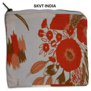Luxury Eco-Friendly Small Canvas <b>Makeup</b> <b>Bag</b> 100% Cotton Custom Logo Printed Zipper Travel Cosmetic Pencil Pouch Gift <b>Bags</b> - Product Image 2