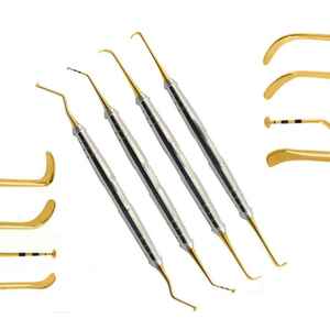 Élévateurs dentaires pour sinus lift, élévateurs périostaux pour greffe, instruments de laboratoire à manche creux (4 pièces) par Blush Surgical - Product Image 6