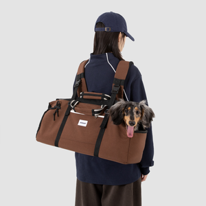Sac à dos de transport pour Teckel en maille respirante avec support ergonomique pour le dos, sac de voyage pour petits chiens, faible MOQ - Product Image 4