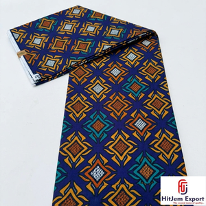 Tissu en coton imprimé africain marocain, Ankara Kitenge personnalisé pour la fabrication de vêtements de mode, personnalisation de logo, ONG, églises - Product Image 6