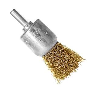 Brosse métallique en laiton très demandée pour le polissage des surfaces en acier, aluminium, cuivre et autres métaux, disponible au meilleur prix - Product Image 1