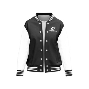 2026 Latest High Quality <b>Varsity</b> Winter <b>Jacket</b> for Men Solid Pattern Front Logo <b>Plain</b> Dyed Casual Style Available Bulk Quantity - Product Image 1