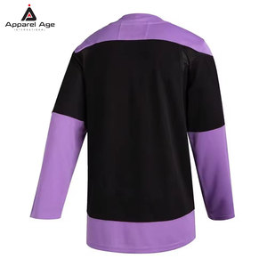 เสื้อฮอกกี้น้ำแข็งแขนยาวคุณภาพพรีเมียม ระบายอากาศได้ดี ผลิตโดยผู้ผลิตชุดกีฬาทีม จำหน่ายจำนวนมาก - Product Image 2