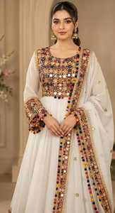 High Quality Vintage Afghan Wholesale Afghani Women Frock Customized Sizes Floor Length Heavy Weight Afghan Kuchi Evening Dress - Product Image 4