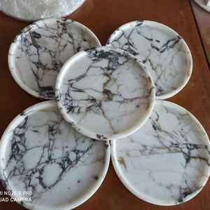 Luxury Calacatta Marble Coster With Natural Finish For Decorative Organizer <b>Table</b> Decor Kitchen Storage Coffee <b>Table</b> Use - Product Image 6