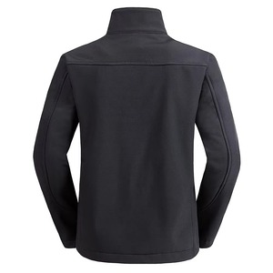 Chaqueta Soft Shell para Hombre MANTIC ENTERPRISES, Impermeable, con Capucha, Cortavientos, Cierre de Cremallera, Cuello Alto, Corte Regular, Color Sólido - Product Image 2