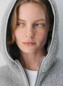 Sudadera con Capucha de Felpa para Mujer, Chaqueta Informal de Invierno, Ropa de Marca Privada, Fábrica de Venta al Por Mayor - Product Image 4