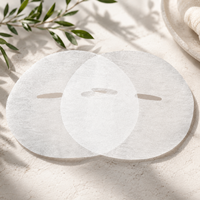 Substrat de masque facial médical en lyocell modifié CMC Y402, feuille sèche en hydrogel de carboxyméthylcellulose 26 g/m²