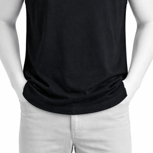 Camiseta sin Mangas para Hombre, Color Sólido, con Logotipo Personalizado, Corte Regular, Algodón de Alta Calidad, Camiseta Deportiva, Chaleco de Entrenamiento - Product Image 6