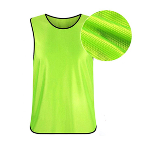 Unisex Neon Green Sleeveless Vest Crew Neck Quick Dry Polyester Adult Regular Fit All Seasons Sports Jersey - Product Image 6