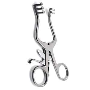 เครื่องมือผ่าตัดแบบใช้มือ คุณภาพสูง ผลิตตามสั่ง ยี่ห้อ Weitlaner รุ่น Sharp Retractors 2x3 ฟัน 4 1/4 นิ้ว Dentavex DC-S-9 ได้รับการรับรองมาตรฐาน CE - Product Image 1