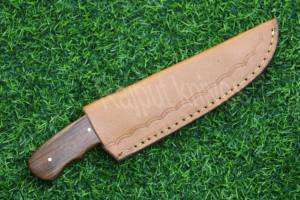 Cuchillos de Acero de Damasco de Alta Calidad, Forjados, de Grado Industrial, con Hoja Recta, Fijos, de 22 cm, para Exteriores, para Revendedores, Precios de Fábrica - Product Image 6