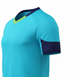 Conjunto de Camiseta de Fútbol Sublimada Personalizada para Hombre, Amarilla, de Poliéster que Absorbe la Humedad, Manga Corta, Cuello Redondo, Ropa Deportiva para Toda Temporada - Product Image 6