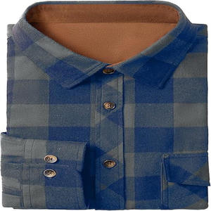 Últimos Diseños de Camisas de Franela para Hombre, Logotipo/Color Personalizado, Transpirable, Cómodo, Camisa de Franela de Alta Calidad para Hombre con Antiarrugas - Product Image 4