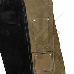 Tablier de fermeur de qualité supérieure en cuir de vachette pour l'équitation, durable, personnalisable, confortable et luxueux, tablier complet - Product Image 4
