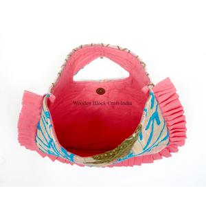 Sac à bandoulière et pochette Kantha pour femme, style bohème indien, fait main, léger, grand format, pour voyage et usage quotidien - Product Image 3