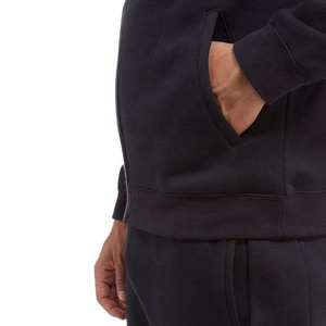 Survêtement d'hiver pour homme 100% coton, coupe ample, effet délavé, respirant, avec logo personnalisé et strass - Product Image 5