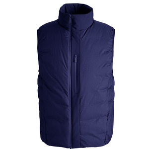 Gilet matelassé personnalisé pour homme, sans manches, de haute qualité, décontracté, épais et chaud, avec logo sur mesure - Product Image 5