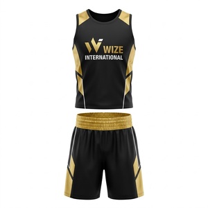 Uniforme de Boxeo de Alta Calidad, Superventas, 100% Poliéster, Transpirable, Impermeable, Sin Costuras, Personalizado para Adultos - Product Image 1
